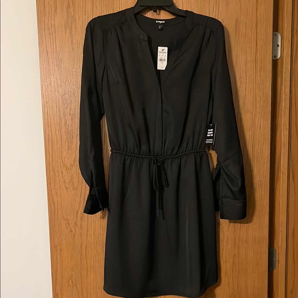 Black Long-Sleeve Dress